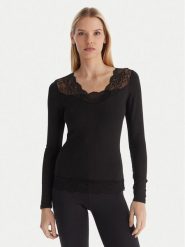 Ysabel Mora Bielizna termoaktywna górna 70033 Czarny Slim Fit. Czarna bielizna termoaktywna damska ysabel mora, l, bez wzorów, z syntetyku, bez ramiączek. Za 129.99 zł.