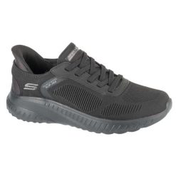 Buty sportowe Sneakersy męskie, Slip-Ins: BOBS Squad Chaos - Solid Step. Czarne buty sportowe męskie Skechers, bez zapięcia. Za 299.99 zł.