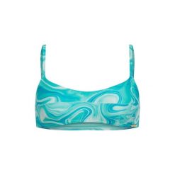 Damski biustonosz z nadrukiem Superdry. Niebieskie biustonosze Superdry., bez wzorów, z elastanu. Za 170.70 zł.