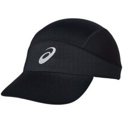 Czapka z daszkiem męska ASICS Fujitrail Ultra-Light Cap. Czarne czapki i kapelusze męskie Asics, bez wzorów, z poliesteru, sportowe. Za 119.99 zł.