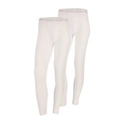 Termiczne legginsy męskie, warstwa bazowa, 2 sztuki. Czarne legginsy sportowe męskie HEAT KEEPER, l, bez wzorów, z materiału, do biegania. Za 216.95 zł.
