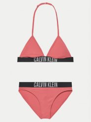 Calvin Klein Swimwear Strój kąpielowy KY0KY00090 Różowy. Czerwone stroje kąpielowe dla dziewczynek Calvin Klein Swimwear, bez wzorów, z syntetyku. Za 139.99 zł.