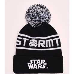 Czapka z pomponem Star Wars - Czarny. Czarne czapki i kapelusze męskie Cropp. Za 49.99 zł.