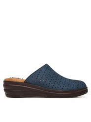 Go Soft Klapki LA3J7701-7 Granatowy. Niebieskie klapki damskie GO SOFT, bez wzorów, z materiału, bez obcasa. Za 119.99 zł.