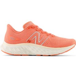 Buty damskie New Balance Fresh Foam Evoz v3 WEVOZRR3 – pomarańczowe. Brązowe obuwie sportowe damskie New Balance, bez wzorów, z syntetyku, do biegania. Za 249.99 zł.