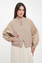 Kurtka damska bomberka PESERICO. Kurtki damskie Peserico, bez wzorów, bez kaptura. Za 2,589.00 zł.