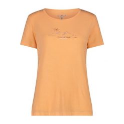 Koszulka damska turystyczna CMP 31T8476. Brązowe t-shirty damskie CMP, xl, bez wzorów, z lyocellu, sportowe, bez kołnierzyka. Za 182.50 zł.