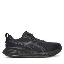 Buty do biegania Asics. Czarne buty sportowe męskie Asics, bez zapięcia, do biegania. Za 499.99 zł.