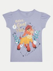 NAME IT T-Shirt 13239531 Fioletowy Regular Fit. Fioletowe t-shirty i topy dla dziewczynek Name it, bez wzorów, z bawełny, bez ramiączek. Za 69.99 zł.