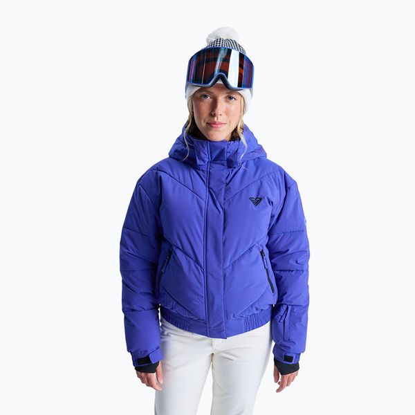 Kurtka snowboardowa damska ROXY Snow Shimmer. Niebieskie kurtki damskie Roxy, na zimę, l, bez wzorów, z materiału, bez kaptura, snowboardowy. Za 859.99 zł.