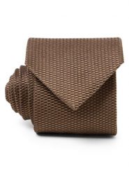 Finshley & Harding Krawat Mężczyźni Jedwab brązowy, ONE SIZE. Brązowe krawaty i muchy Finshley & Harding, bez wzorów, z jedwabiu, eleganckie. Za 179.95 zł.