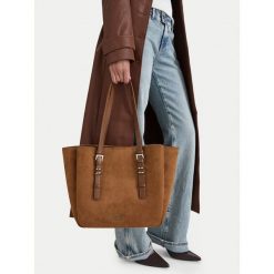 Torebka Nine West. Brązowe torebki do ręki damskie Nine West, bez wzorów, bez dodatków. Za 329.99 zł.