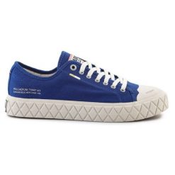 Buty Palladium Palla Ace Cvs Org 74447-484-M niebieskie. Niebieskie trampki męskie bez wzorów, z gumy, retro, bez zapięcia. Za 517.53 zł.