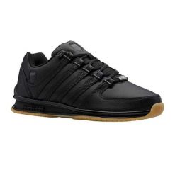 Męskie Skórzane Płaskie Buty Sportowe Rinzler. Czarne trekkingi męskie K-SWISS, trekkingowe. Za 279.00 zł.