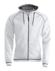 Clique Gerry uniseks bluza z kapturem, dzianina strukturalna, wnętrze. Białe bluzy męskie CLIQUE, xs, bez wzorów, z bawełny, z kapturem. Za 273.74 zł.
