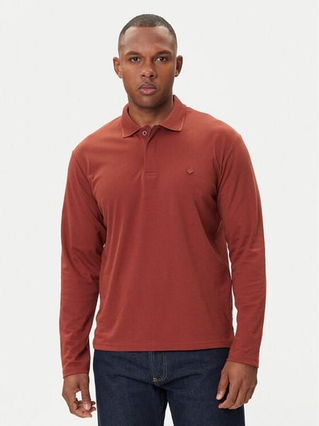 Jack & Jones Polo Crodney 12259645 Brązowy Regular Fit. Brązowe koszulki polo męskie Jack & Jones, m, bez wzorów, z bawełny, bez ramiączek. Za 93.99 zł.