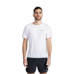 Koszulka Rossignol Sapa. Białe koszulki sportowe męskie Rossignol, bez wzorów, bez kołnierzyka, bez ramiączek, do biegania. Za 380.50 zł.