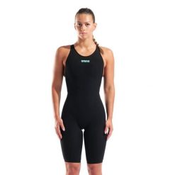 Strój startowy damski jednoczęściowy otwarte plecy Arena Veloce. Czarne kostiumy jednoczęściowe damskie Arena, s, bez wzorów, sportowe, do pływania. Za 2,089.99 zł.