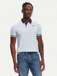 Robe di Kappa Polo Atsushi 611255W Niebieski Slim Fit. Niebieskie koszulki polo męskie Robe di Kappa, m, bez wzorów, z bawełny, bez ramiączek. Za 179.99 zł.