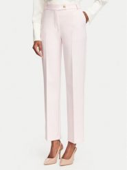 Rinascimento Spodnie materiałowe CFC0131088003 Różowy jasny Regular Fit. Czerwone spodnie materiałowe damskie Rinascimento, xs, bez wzorów, z materiału. Za 449.99 zł.