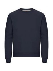 Clique Miami PRO Roundneck Bluza French Terry - Dark Navy. Niebieskie bluzy męskie CLIQUE, m, bez wzorów, z bawełny, bez kaptura. Za 190.50 zł.