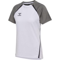 Damski jersey Hummel Lead 2.0. Białe koszulki sportowe damskie Hummel, bez wzorów, z jersey, eleganckie, bez kołnierzyka. Za 214.50 zł.