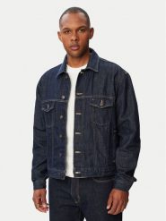 Tommy Jeans Kurtka jeansowa Jaimie DM0DM23328 Granatowy Regular Fit. Niebieskie kurtki męskie Tommy Jeans, m, bez wzorów, z bawełny, bez kaptura. Za 489.99 zł.