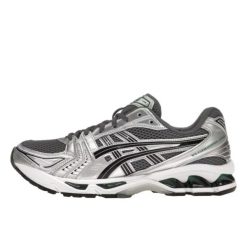 Buty do chodzenia dla dorosłych ASICS Gel-Kayano 14 Metropolis Jasper Green. Szare obuwie sportowe damskie Asics, bez wzorów, z materiału, do biegania, asics gel kayano. Za 945.48 zł.