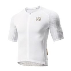 Koszulka rowerowa Rockbros diamond z krótkim rękawem. Białe buty sportowe męskie ROCKBROS, bez zapięcia, rowerowe. Za 199.00 zł.