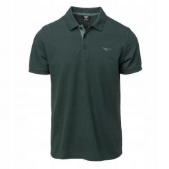 Męska Koszulka Polo Micko II. Zielone koszulki polo męskie Hi-tec, m, bez wzorów, bez kołnierzyka, bez ramiączek, trekkingowe. Za 83.99 zł.