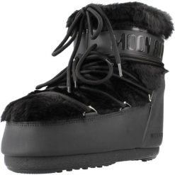 Buty MOON BOOT MB ICON LOW FAUX FUR Czarny. Czarne trekkingi damskie Moon Boot, na zimę, trekkingowe. Za 1,087.99 zł.