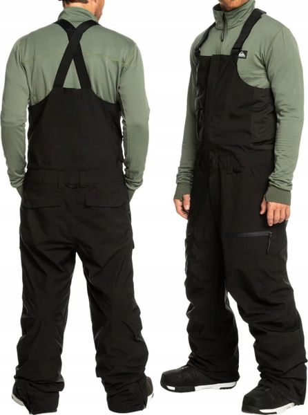 Quiksilver Męskie Spodnie Quiksilver Technical Snow Bib Pants EQYTP03200-KVJ0 L. Białe spodnie snowboardowe męskie Quiksilver, l, bez wzorów, narciarskie. Za 649.00 zł.