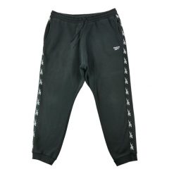 Second life - Reebok Spodnie dresowe męskie - Stan dobry. Czarne spodnie sportowe męskie Reebok, l, bez wzorów, z dresówki, na fitness i siłownię. Za 85.16 zł.