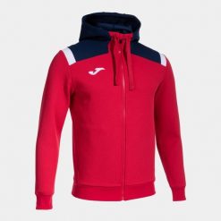 Bluza dresowa z kapturem Joma Toledo. Czerwone bluzy męskie Joma, bez wzorów, z dresówki, z kapturem. W wyprzedaży za 265.10 zł.