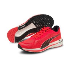 Buty damskie Puma Velocity Nitro. Białe obuwie sportowe damskie Puma, bez wzorów, do biegania. Za 380.99 zł.