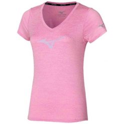 Koszulka do biegania damska Mizuno Impulse Core RB Tee. Czerwone koszulki sportowe damskie Mizuno, xl, bez wzorów, z materiału, bez kołnierzyka, bez ramiączek, do biegania. Za 67.99 zł.