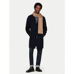 Szalik Tommy Hilfiger. Brązowe szaliki męskie Tommy Hilfiger, bez wzorów. Za 249.99 zł.