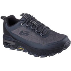 Buty sportowe męskie Skechers Max Protect Fast T. Niebieskie buty sportowe męskie Skechers, bez zapięcia, na fitness i siłownię. Za 499.99 zł.