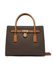 MICHAEL Michael Kors Torebka Hamilton Moderne 30T6GNXS1B Brązowy ciemny. Brązowe torebki do ręki damskie MICHAEL Michael Kors, bez wzorów, ze skóry, bez dodatków. Za 1,239.00 zł.