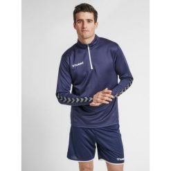 Hummel bluza sportowa na trening hml Authentic Half Zip Sweatshirt r. 2XLHummel. Niebieskie bluzy męskie Hummel, xl, bez wzorów, bez kaptura. Za 160.00 zł.
