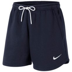 Krótkie Spodenki Sportowe Damskie Nike CW6963 451 Granatowy. Białe szorty sportowe damskie Nike, m, bez wzorów, z bawełny, sportowe. Za 186.95 zł.