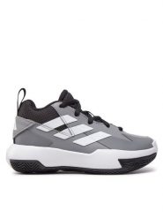 Adidas Buty do koszykówki Cross Em Up Select Mid Trainers Kids IF0828 Szary. Szare buty sportowe chłopięce Adidas, bez wzorów, ze skóry, bez zapięcia, do koszykówki. Za 259.99 zł.