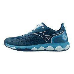 Buty do tenisa Mizuno Break Shot 4 AC. Białe obuwie sportowe damskie Mizuno, bez wzorów, tenisowe. Za 199.99 zł.