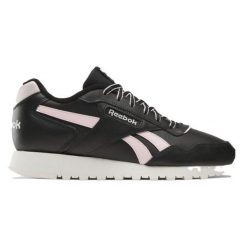 Buty treningowe damskie Reebok Glide. Czarne obuwie sportowe damskie Reebok, bez wzorów, z materiału, trekkingowe. Za 147.49 zł.