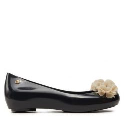 Baleriny Melissa. Czarne baleriny damskie Melissa, bez wzorów, bez obcasa. Za 229.99 zł.