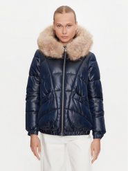 Geox Kurtka zimowa Backsie W4628S T2843 F1624 Granatowy Regular Fit. Niebieskie kurtki damskie Geox, na zimę, s, bez wzorów, z syntetyku, bez kaptura. Za 919.99 zł.