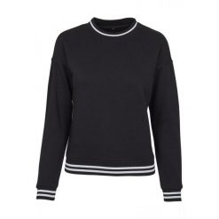 Sweter Damski Oversized College. Białe swetry damskie BUILD YOUR BRAND, xl, bez wzorów, bez kołnierzyka, bez ramiączek, bez kaptura. Za 142.99 zł.
