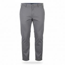 Harmont & Blaine spodnie męskie chinosy W37 szare Regular Fit z podwinięciem. Szare eleganckie spodnie męskie HARMONT&BLAINE, m, bez wzorów, z bawełny, długie. Za 301.99 zł.