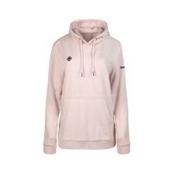 Bluza Arasil: wygoda i swobodny styl z regulowanym kapturem i kieszenią kangurko. Czerwone bluzy damskie IZAS, m, bez wzorów, na fitness i siłownię. Za 313.00 zł.