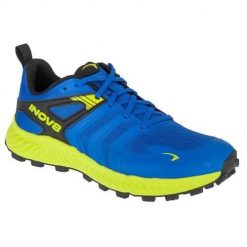 Buty do biegania męskie Inov-8 001275BLBKLMS001. Niebieskie buty sportowe męskie Inov-8, z gumy, bez zapięcia, do biegania. Za 569.99 zł.